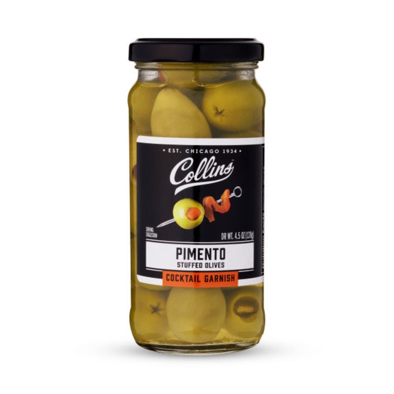 COLLINS PIMENTO STUFFED OLIVES 4.5OZ @ Emerald Hills [1057604] 133 ml
