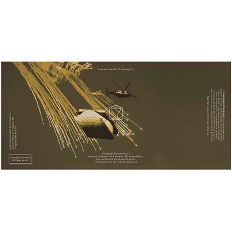 Commonwealth Modern S'morefare 1 Imperial Stout 500ML SINGLE CAN