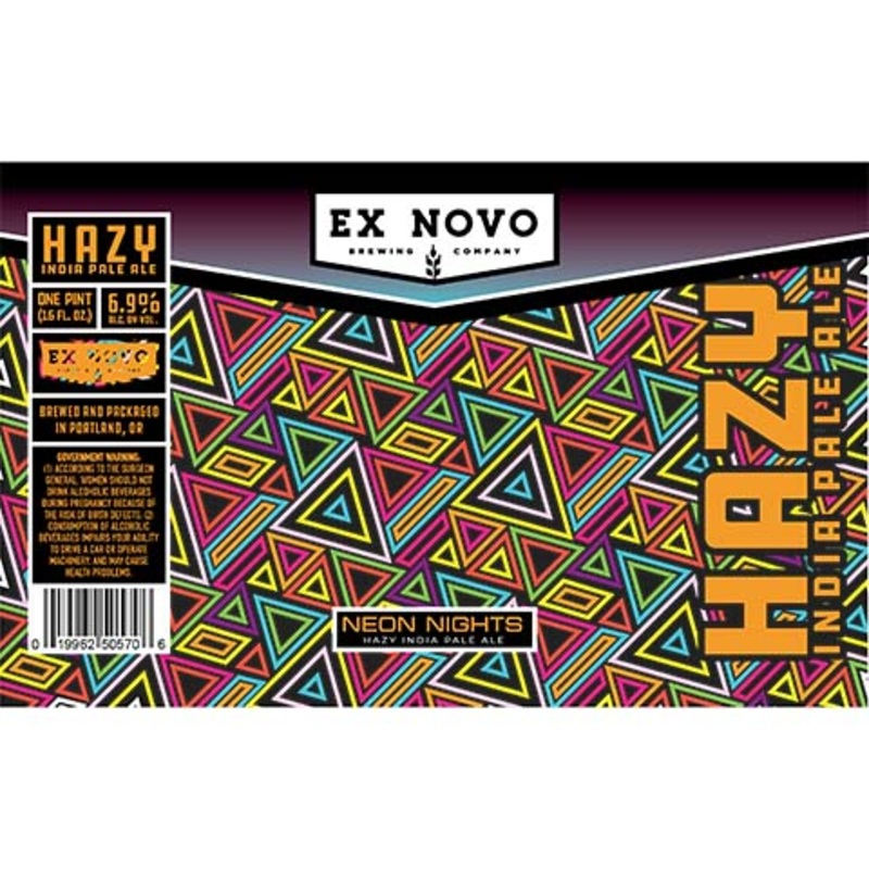 Ex Novo Neon Nights Hazy IPA 16OZ SINGLE CAN