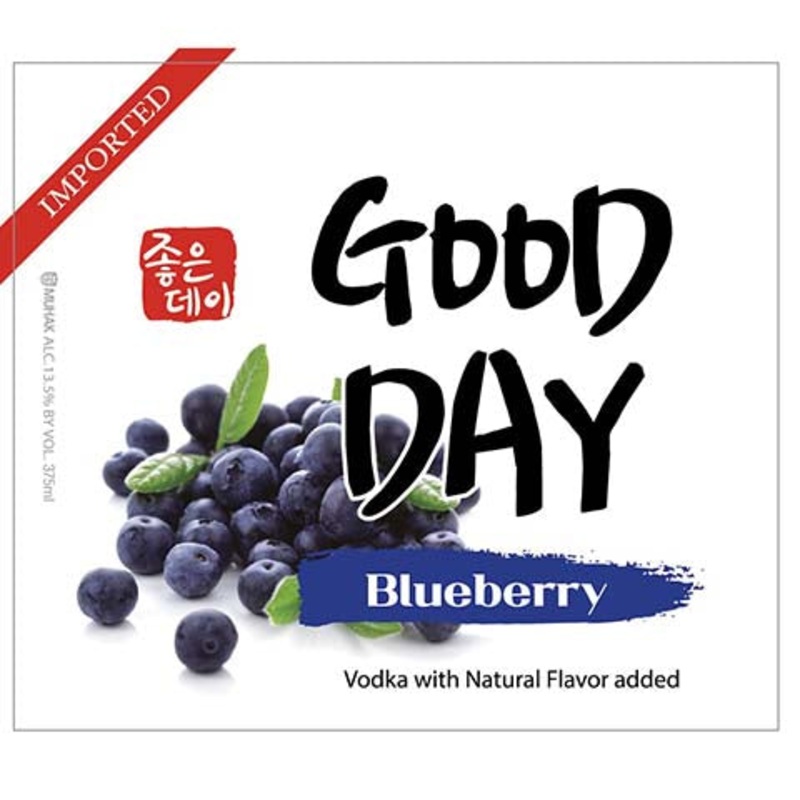 Good Day Blueberry Vodka 375ML BTL