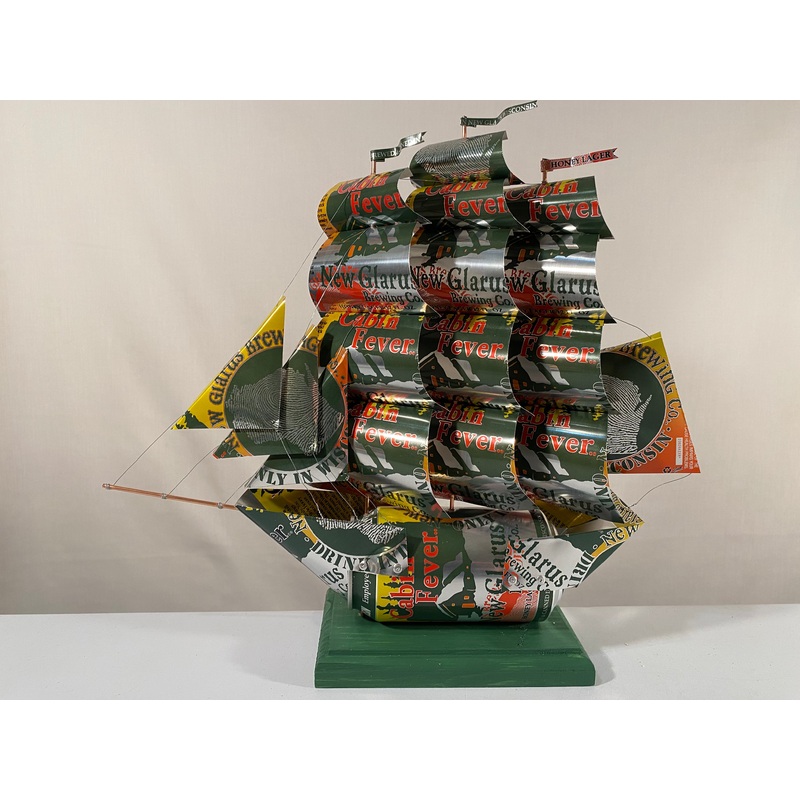 New Glarus Cabin Fever Beer Can Ship