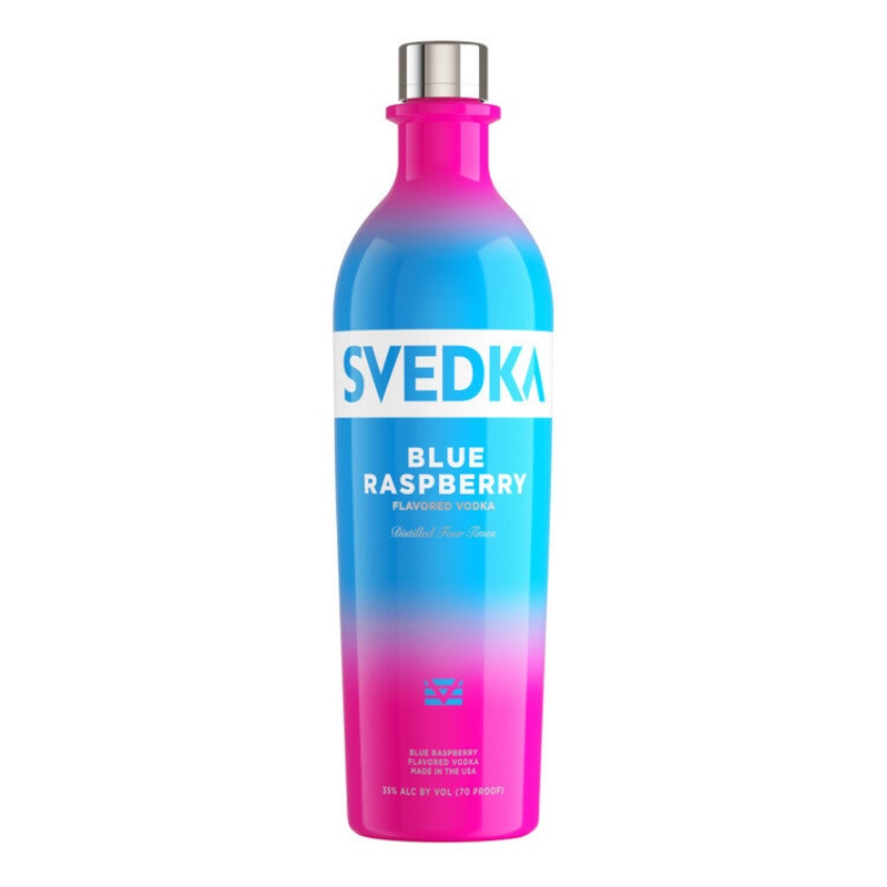 SVEDKA BLUE RASPBERRY FLAVORED VODKA 70 750ML 750ML