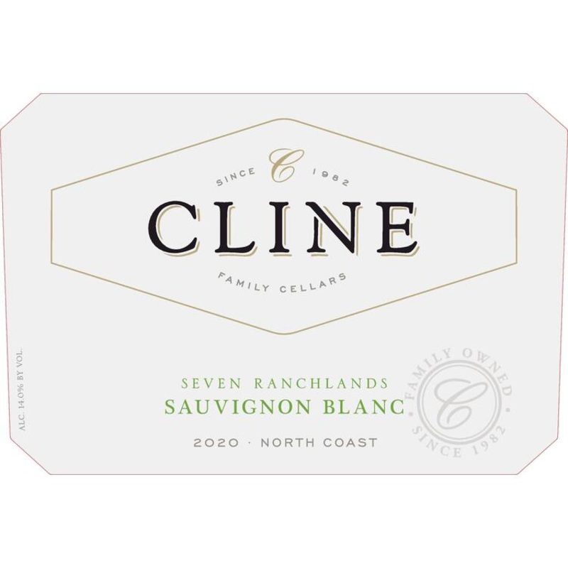 CLINE SAUVIGNON BLANC SEVEN RANCHLANDS NORTH COAST 2021 750ML 750ML
