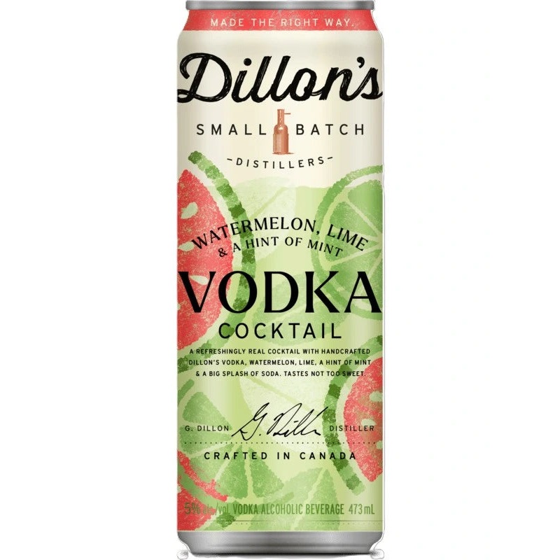DILLONS VODKA COCKTAIL WATERMELON LIME MINT 473ML CAN @ Signal Hill [1056590] 473 ml