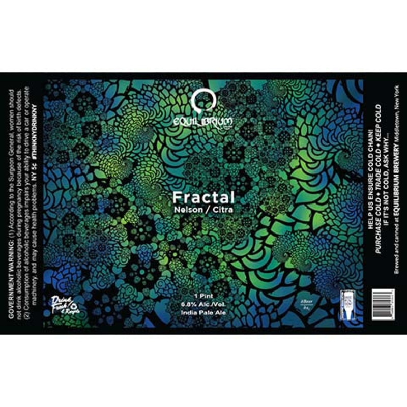 Equilibrium Fractal Nelson/Citra IPA 16OZ SINGLE CAN