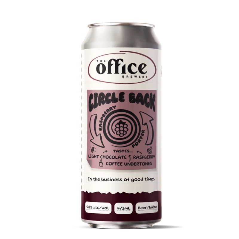 THE OFFICE CIRCLE BACK RASPBERRY PORTER 473ML CAN @ Kelowna [1055643] 473 ml