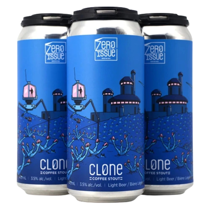 ZERO ISSUE CLONE COFFEE STOUT 473ML 4PK CAN @ Airdrie [1037549] 1892 ml