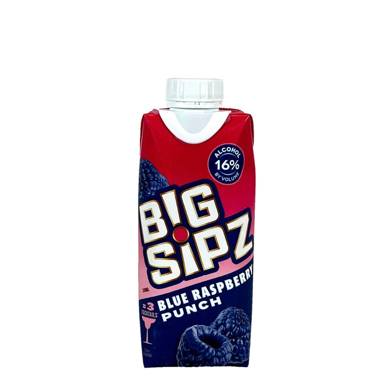 Big Sipz Blue Raspberry Punch RTD Cocktail 3.7 fl oz
