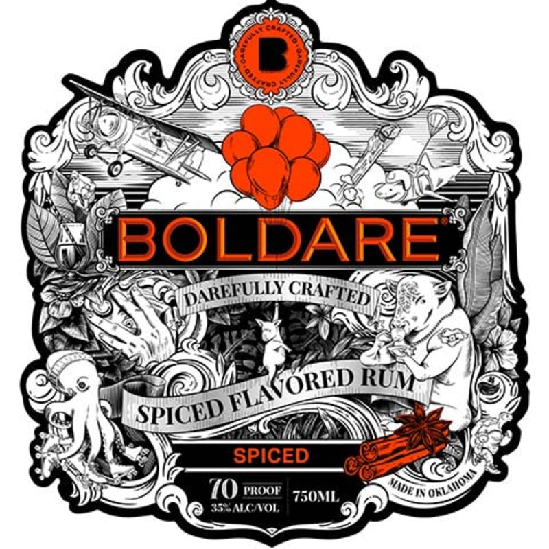 Boldare Spiced Rum 750ML BTL