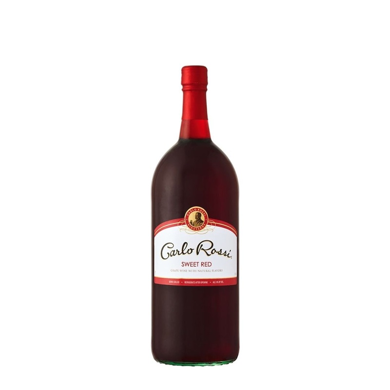 Carlo Rossi Sweet Red Grape Wine With Natural Flavors 1.5L
