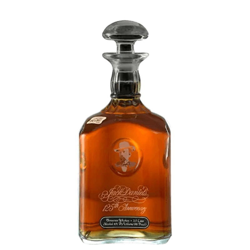 Jack Daniel's 125th Anniversary Signed Bottle By Jimmy Bedford