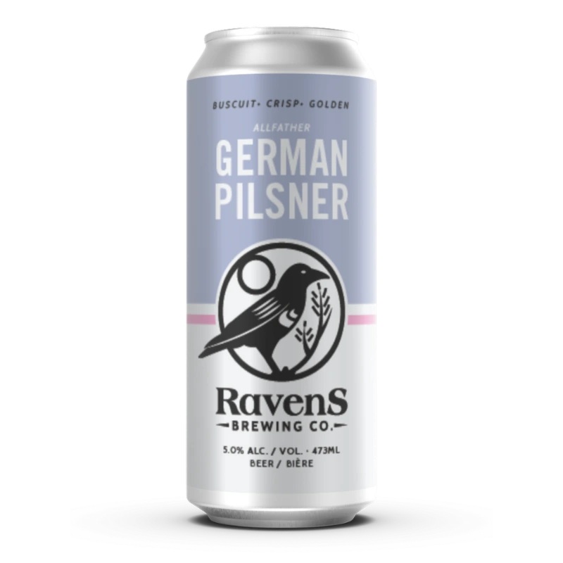 RAVENS ALLFATHER GERMAN STYLE PILSNER 473ML 4PK CAN @ Kelowna [1029017] 1892 ml