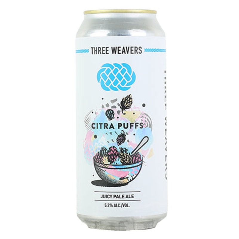 Three Weavers Citra Puffs Juicy Pale Ale 16OZ SINGLE CAN