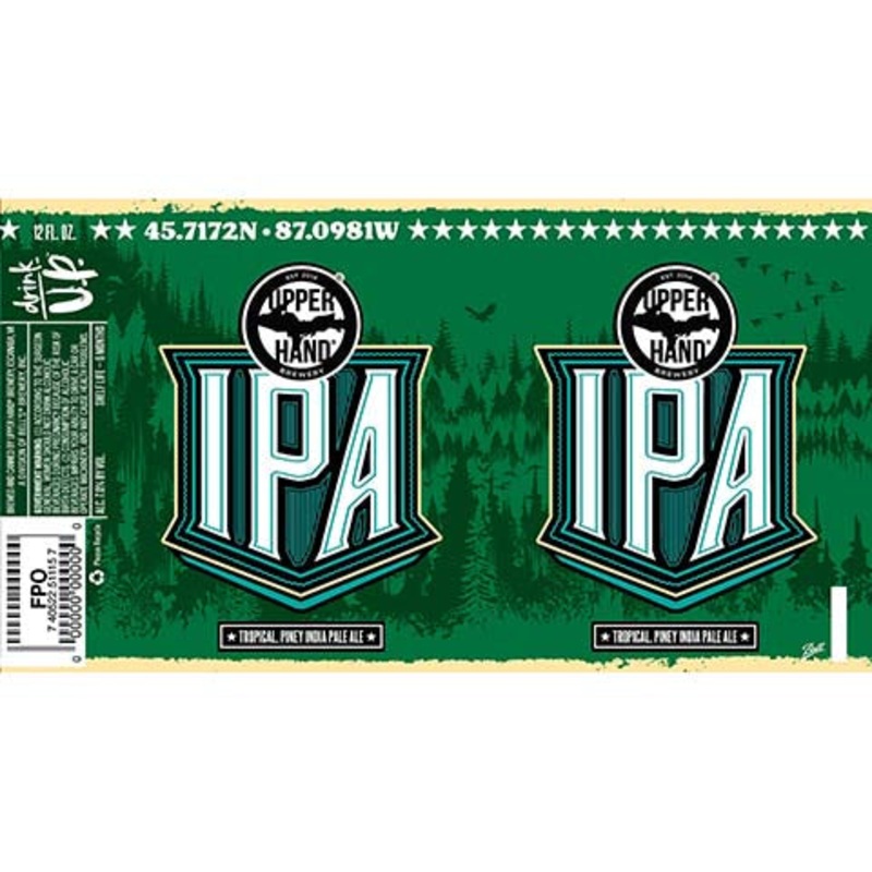 Upper Hand IPA 12OZ SINGLE CAN