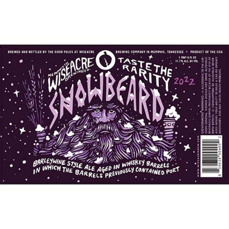 Wiseacre Snowbeard Barleywine Ale 16.6OZ SINGLE BTL