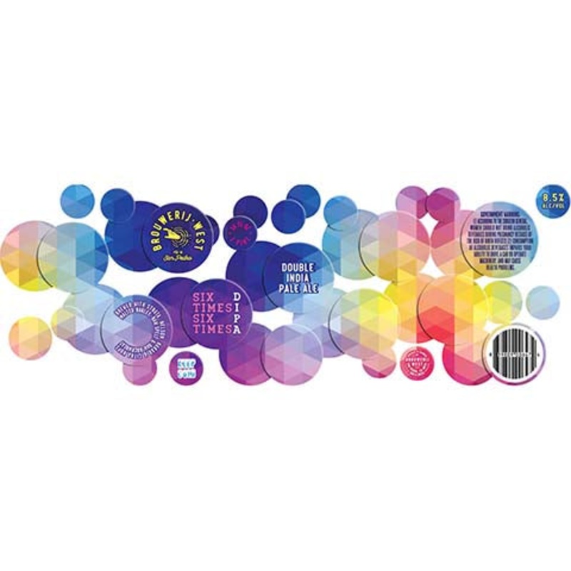 Brouwerij West Six Times DIPA 16OZ SINGLE CAN