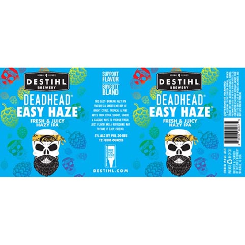 Destihl Deadhead Easy Haze Hazy IPA 12OZ SINGLE CAN