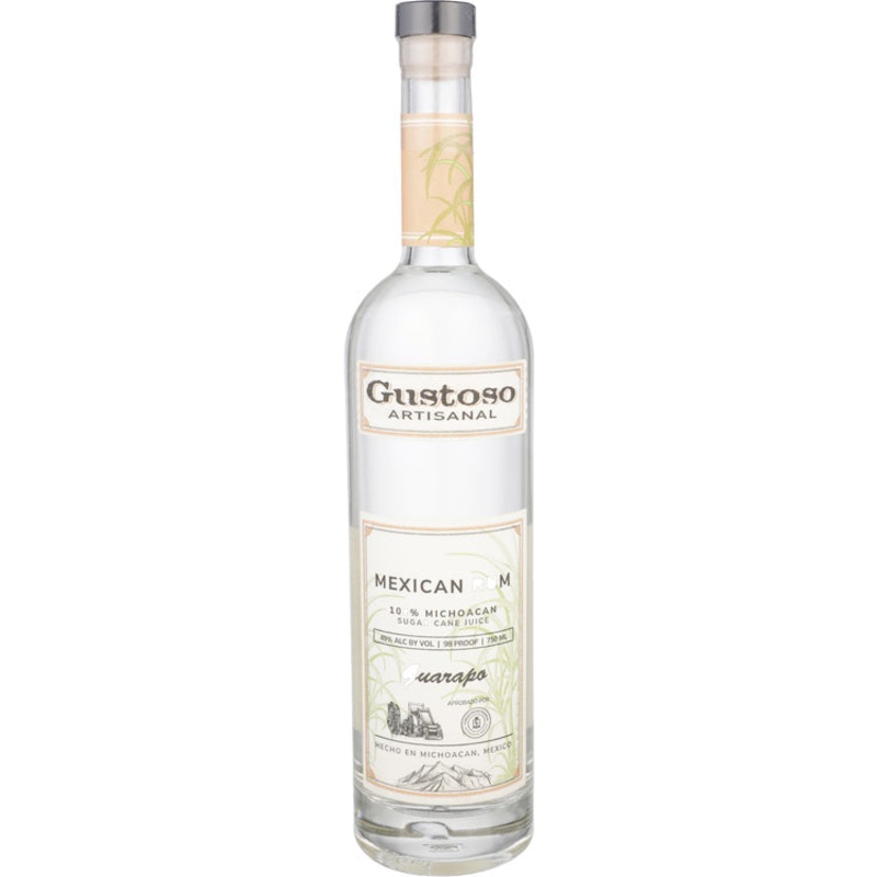 GUSTOSO AGUARDIENTE ARTISANAL RUM GUARAPO 98 750ML 750ML