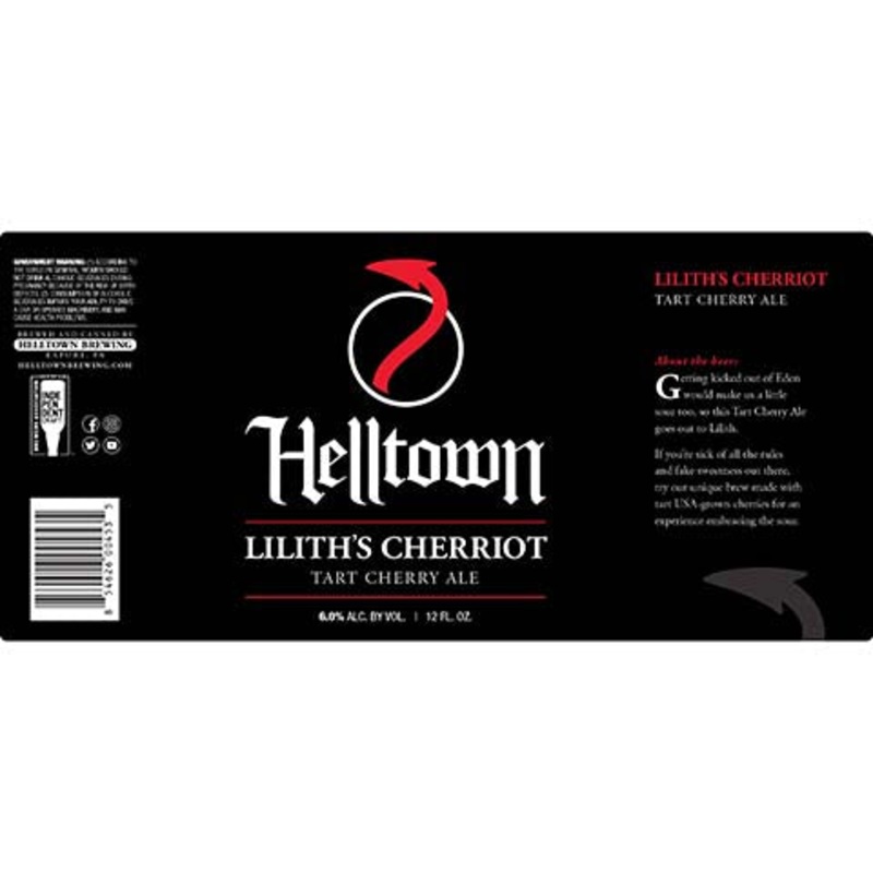 Helltown Lilith's Cherriot Tart Ale 12OZ SINGLE CAN