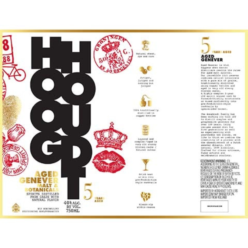 Hooghoudt Aged Genever 750ML BTL