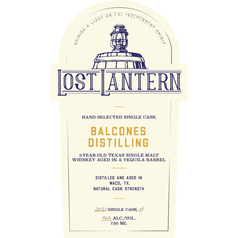 Lost Lantern Balcones 5 Year Old Tequila Barrel Aged