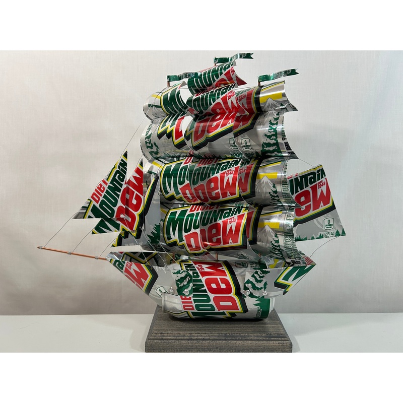 Mountain Dew Diet Soda Can Ship