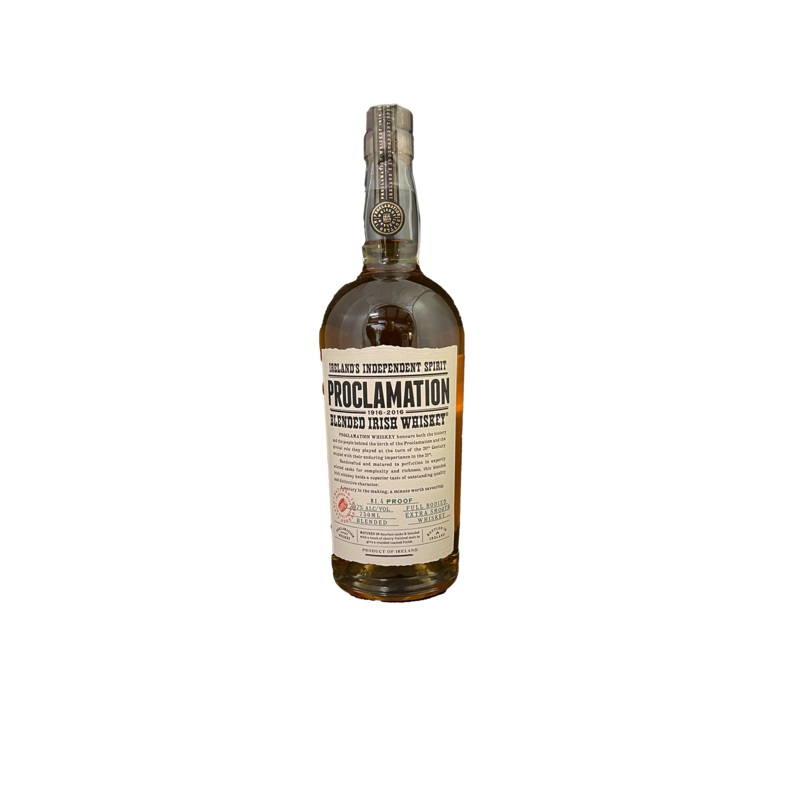 Proclamation Blended Irish Whiskey 750ML
