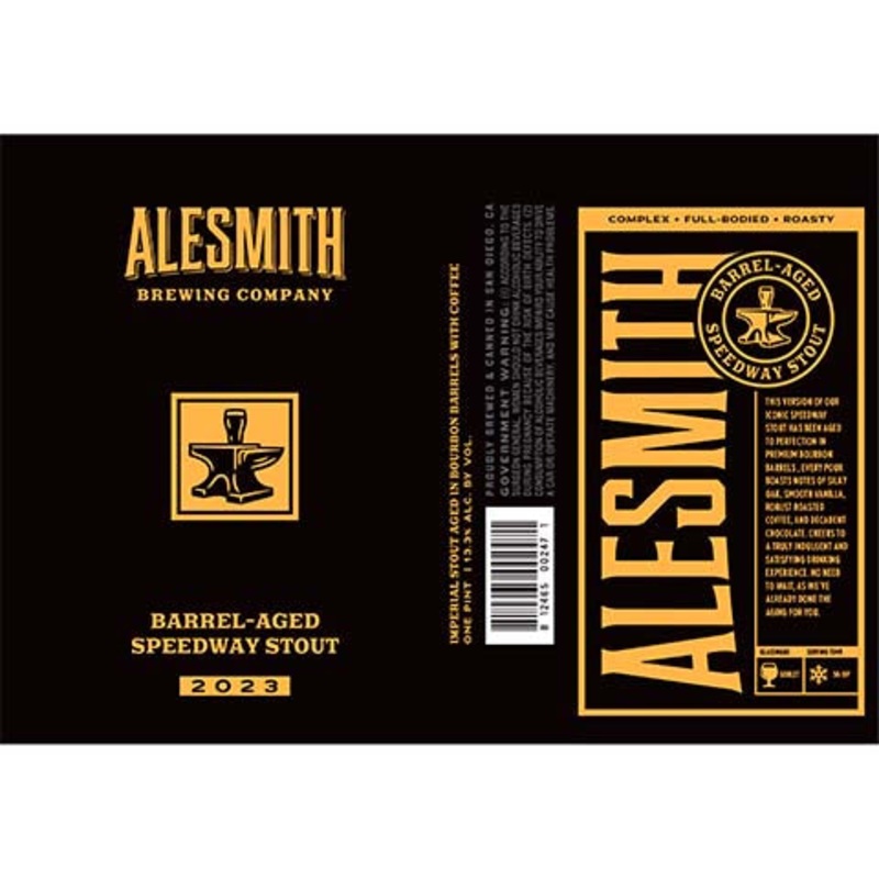 AleSmith Barrel-Aged Speedway Stout (2023) 16OZ SINGLE CAN