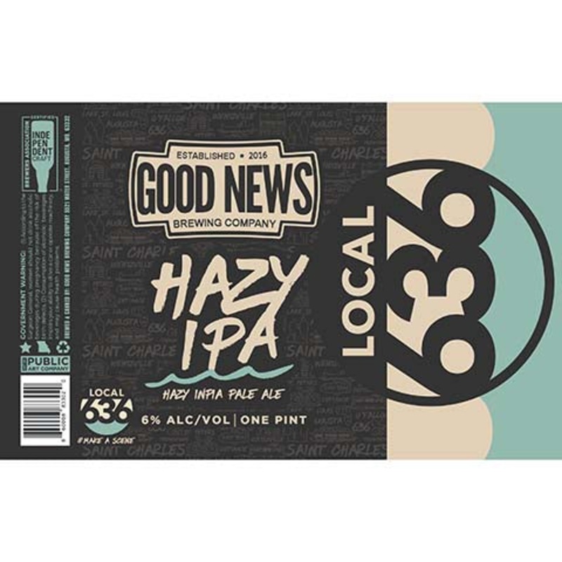 Good News Local 636 Hazy IPA 16OZ SINGLE CAN