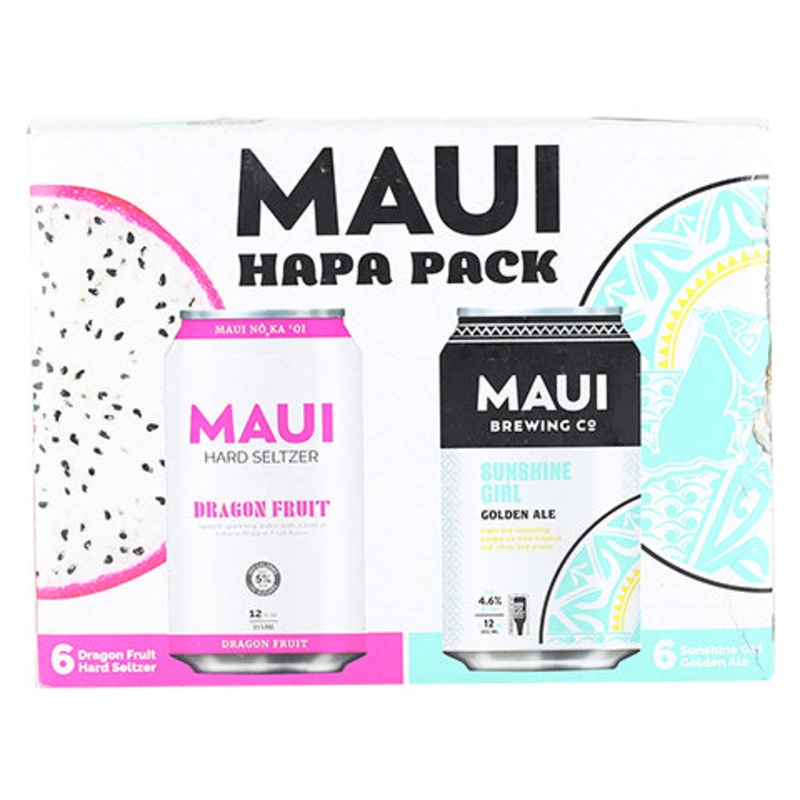 Maui Hard Seltzer Variety Pack (Dragon Fruit/Sunshine Girl) 12PK 12OZ CAN