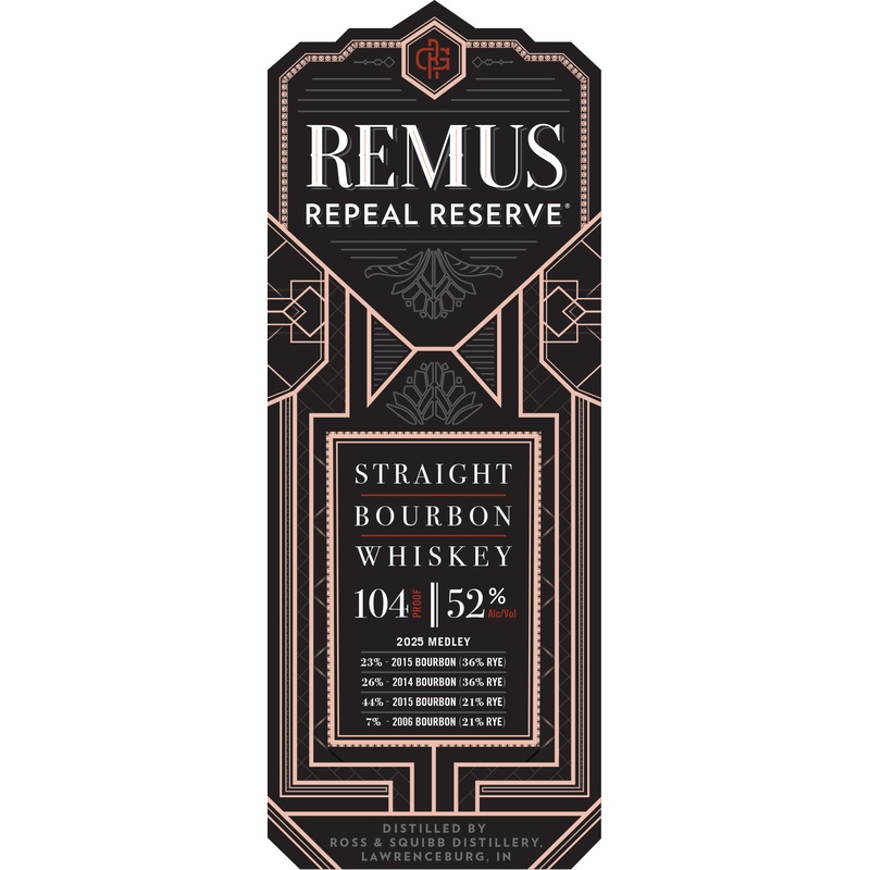 Remus Repeal Reserve Series IX Straight Bourbon Whiskey 2025 Release