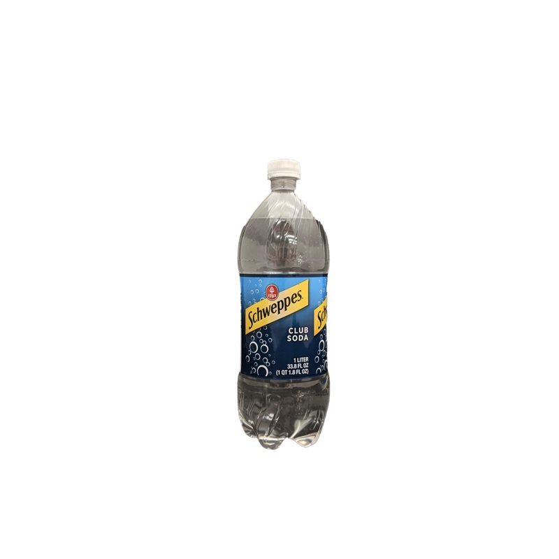 Schweppes Club Soda 1L
