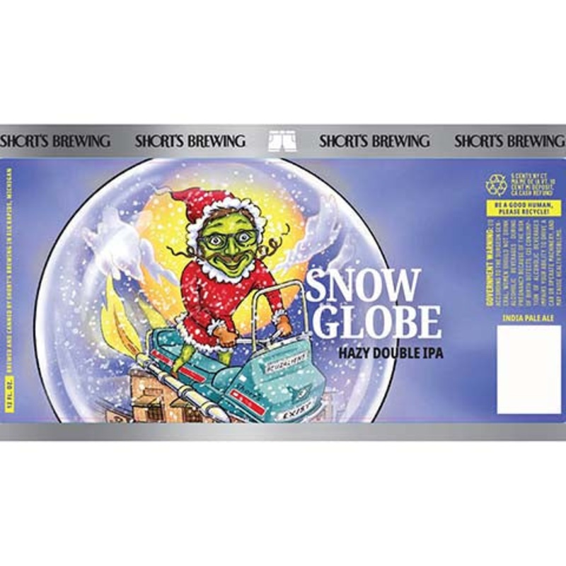 Short's Snow Globe Hazy DIPA 12OZ SINGLE CAN