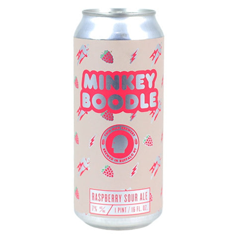 Thin Man Minkey Boodle Raspberry Sour 16OZ SINGLE CAN