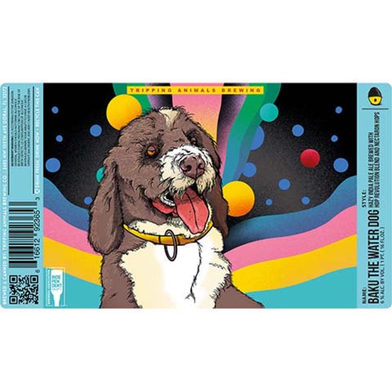 Tripping Animals Baku The Water Dog Hazy IPA 16OZ SINGLE CAN