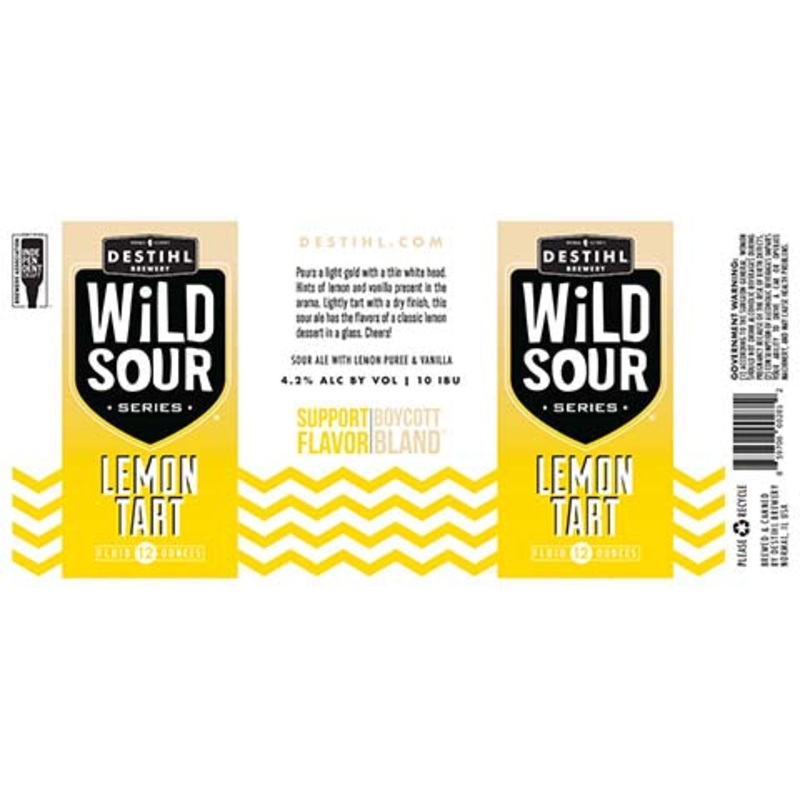 Destihl Wild Sour Series Lemon Tart Sour Ale 12OZ SINGLE CAN