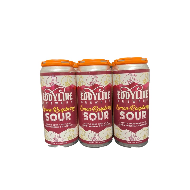 Eddyline Lemon Raspberry Sour 6 Pack Cans
