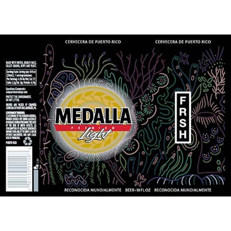 Medalla Light FRSH Black 10OZ SINGLE CAN