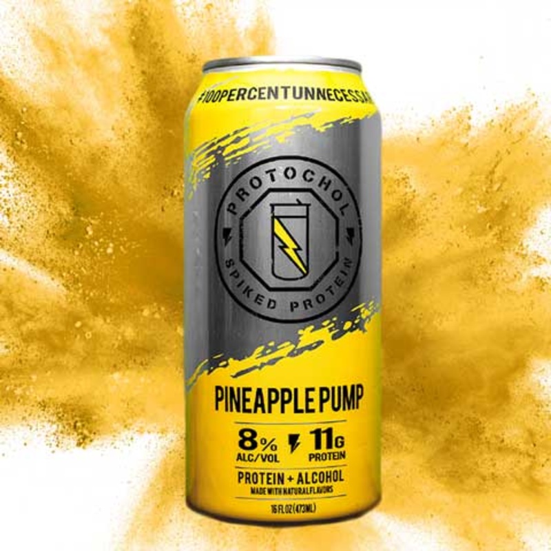 Protochol Pineapple Pump Spiked Protein 6PK 16OZ CAN
