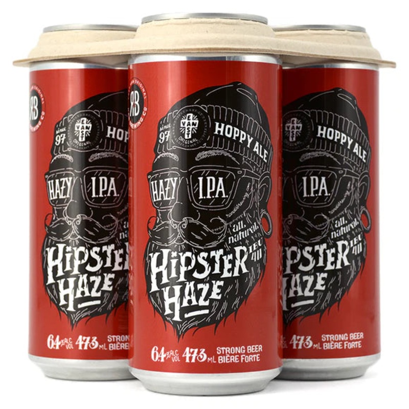 R&B HIPSTER HAZE HAZY IPA 473ML 4PK CAN @ Deerfoot City [1033739] 1892 ml