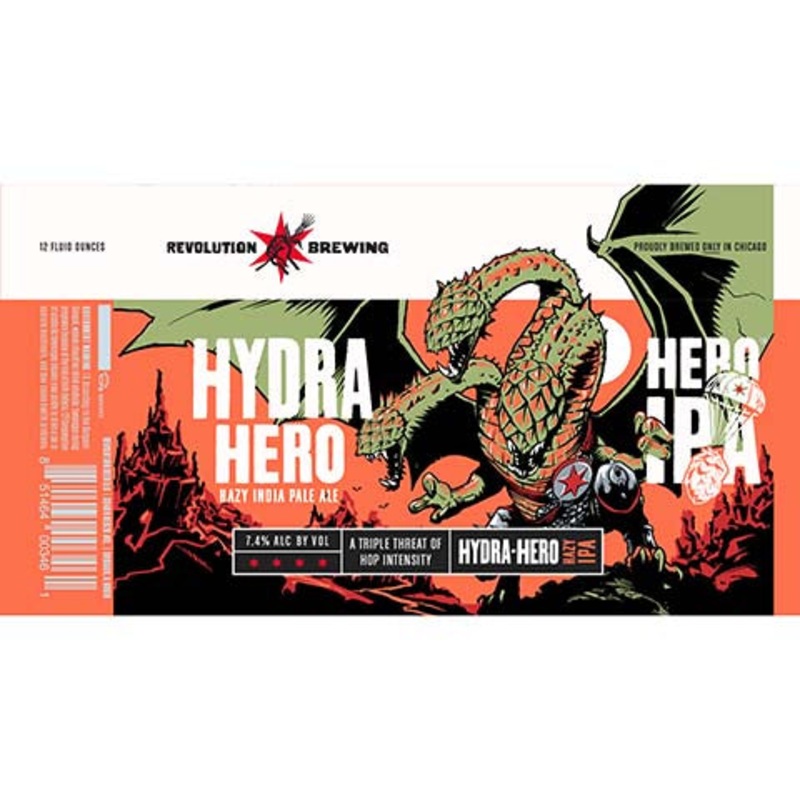 Revolution Hydra Hero Hazy IPA 12OZ SINGLE CAN