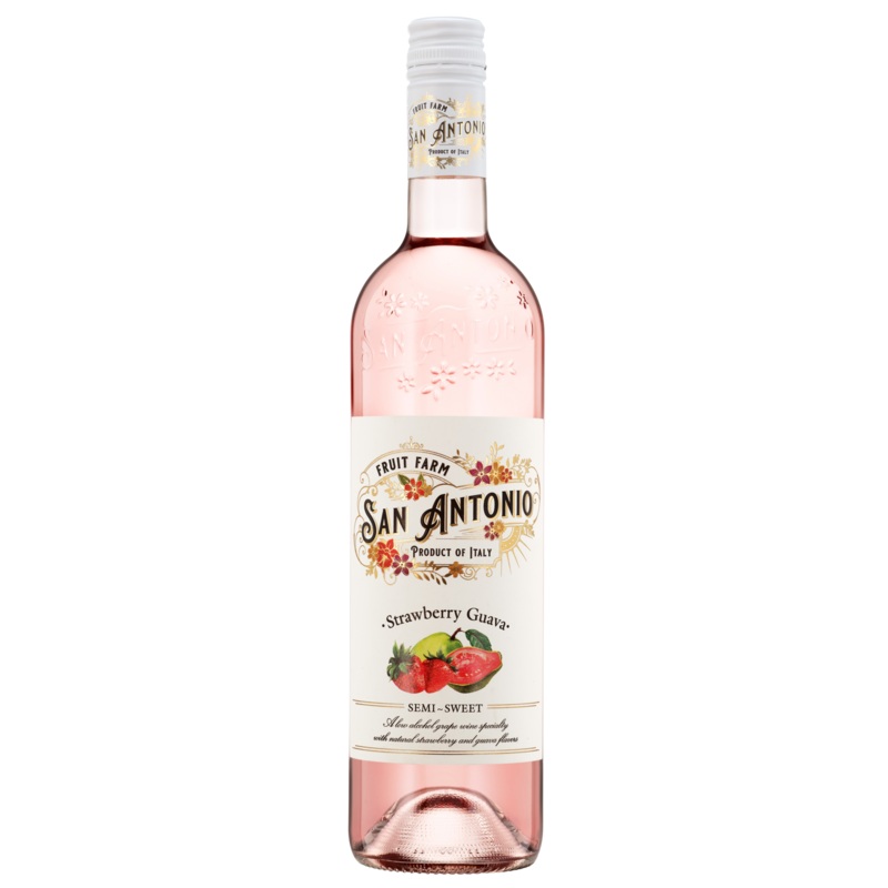 San Antonio Fruit Farm Strwb/guava 750ML 750ml Bottle