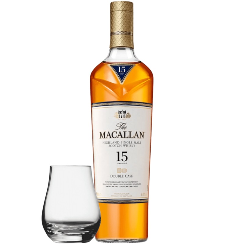 The Macallan Double Cask 15 Years Old with Spey Dram Glass