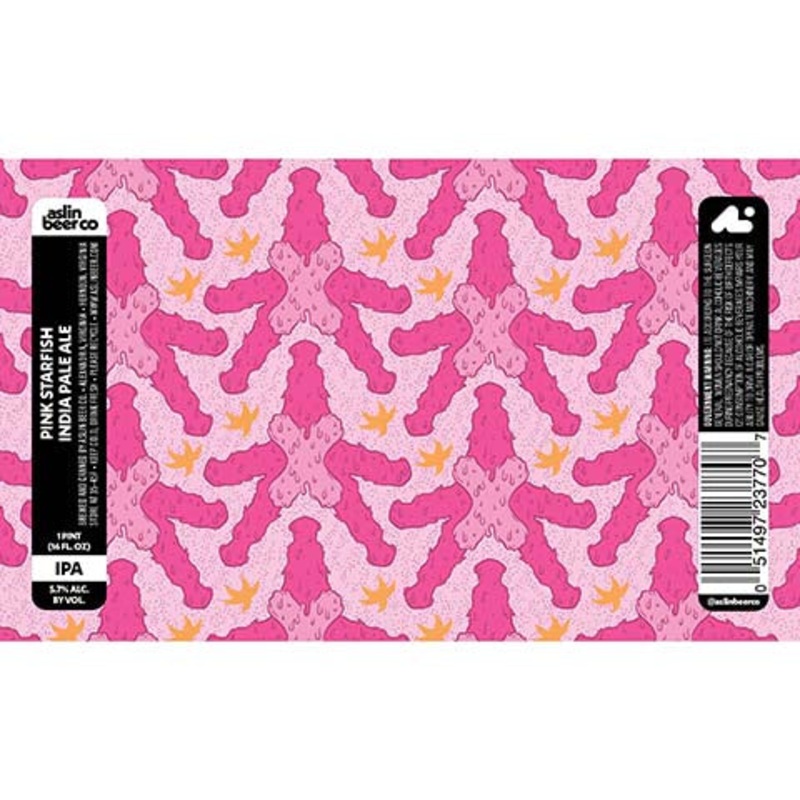 Aslin Pink Starfish IPA 16OZ SINGLE CAN