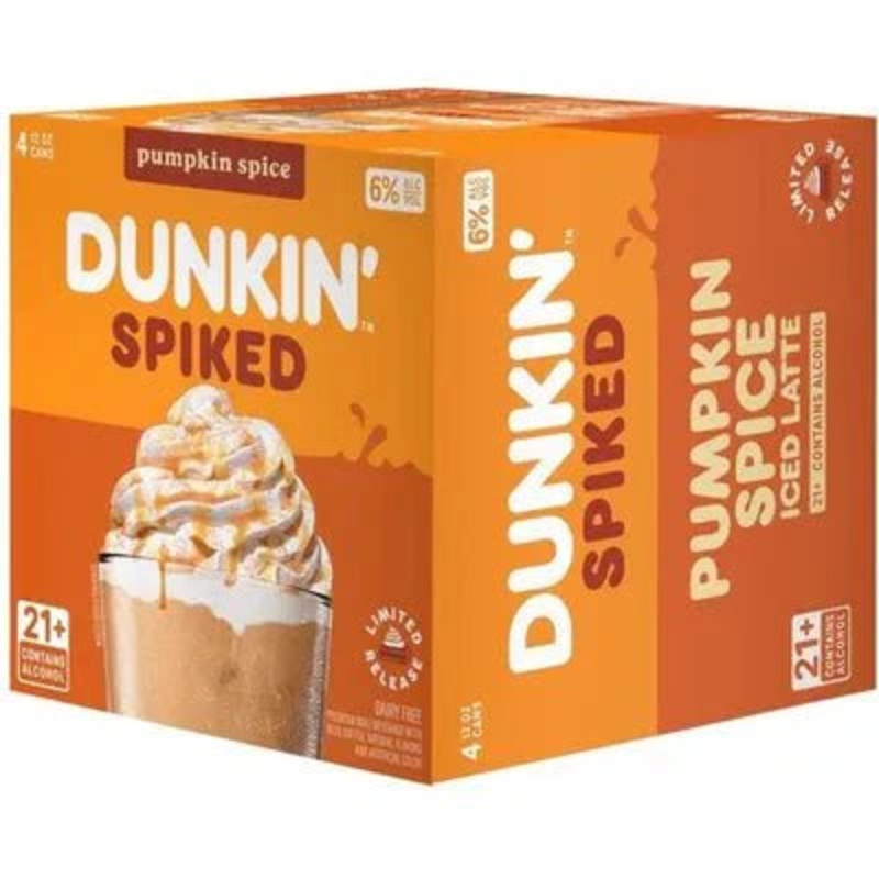 Dunkin Spiked Pumpkin Spice Iced Latte