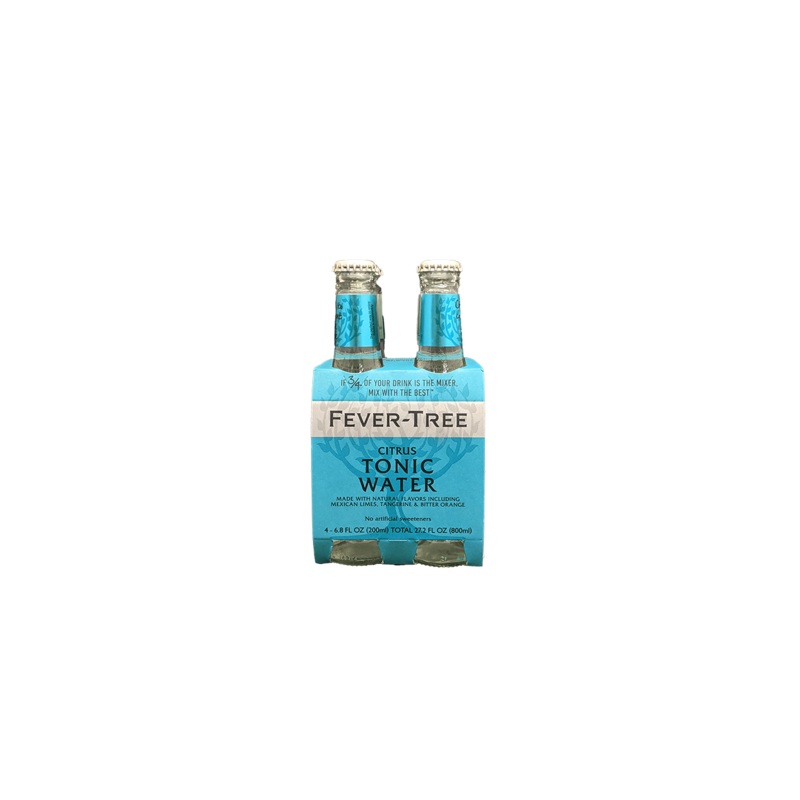 Fever Tree Citrus Tonic 4 Pack Bottles
