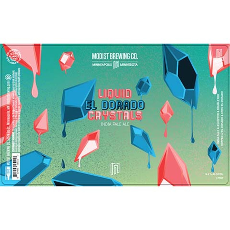 Modist Brewing Liquid El Dorado Crystals IPA 16OZ SINGLE CAN