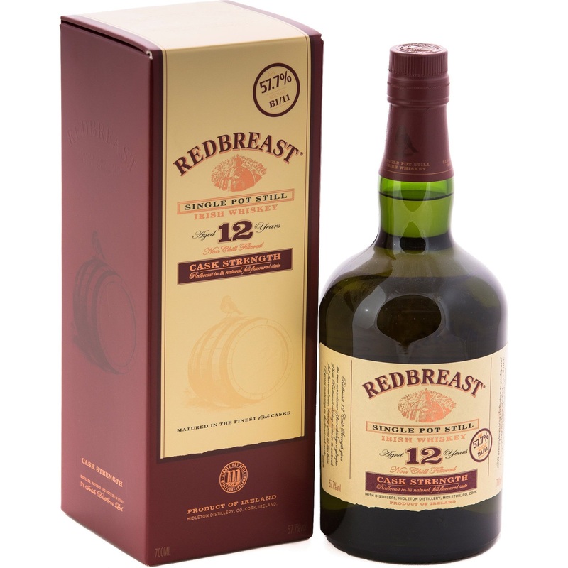 Red Breast 12Yr Cask Strength Whiskey