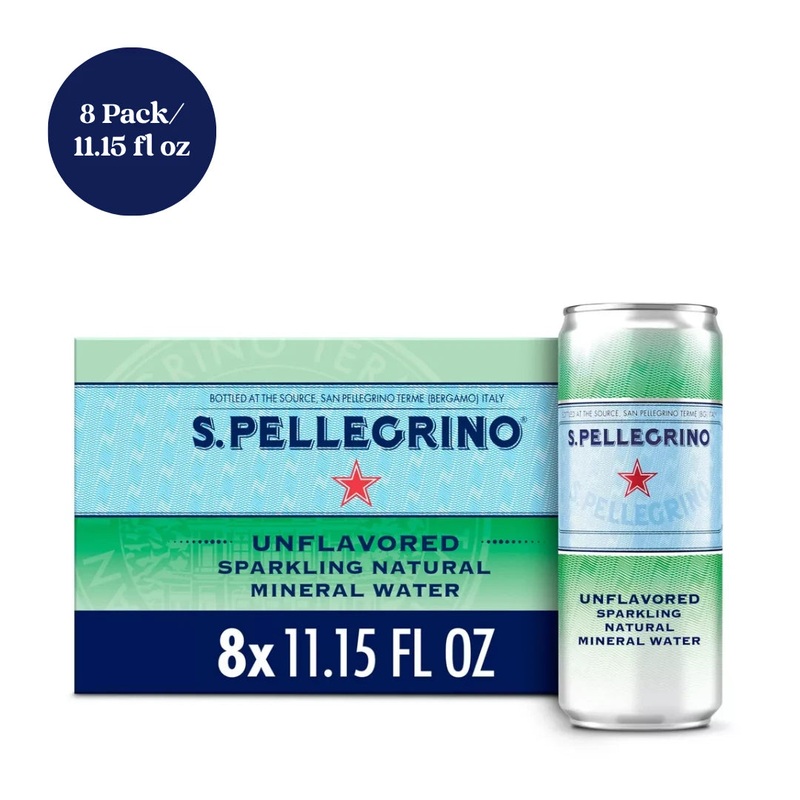 S. Pellegrino Sparkling Mineral Water 8pk 11.15 fl oz Can