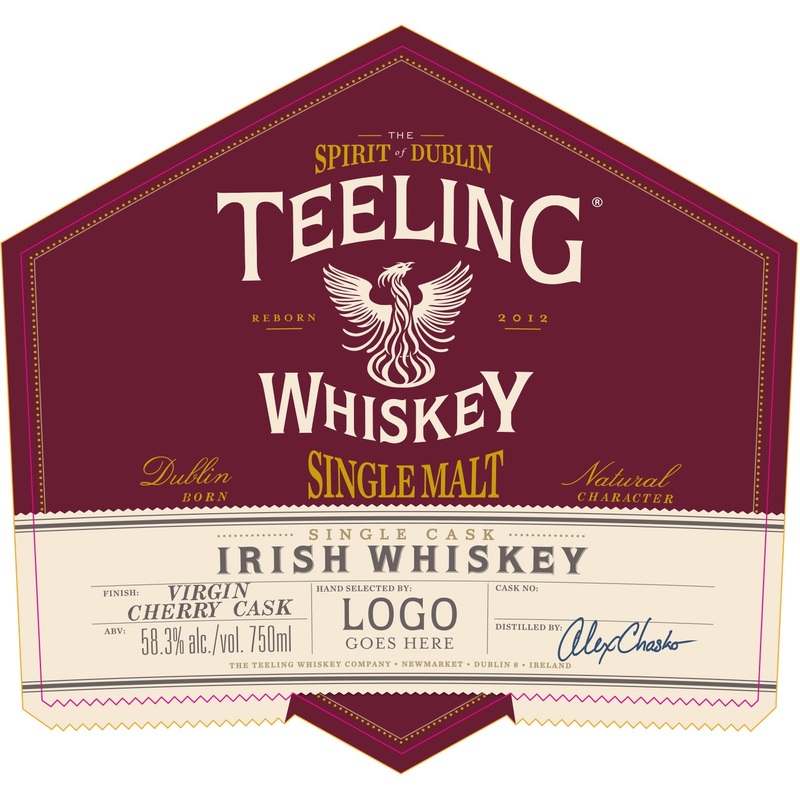 Teeling Single Malt Irish Whiskey Virgin Cherry Cask Single Cask